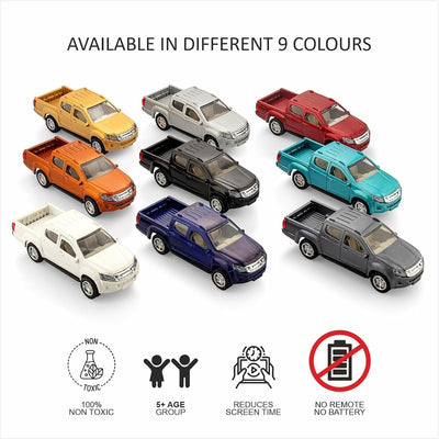 Pull Back Toy Car Max D-1 with Openable Door & Dickie for Kids Above 5 Years (Assorted Colours)