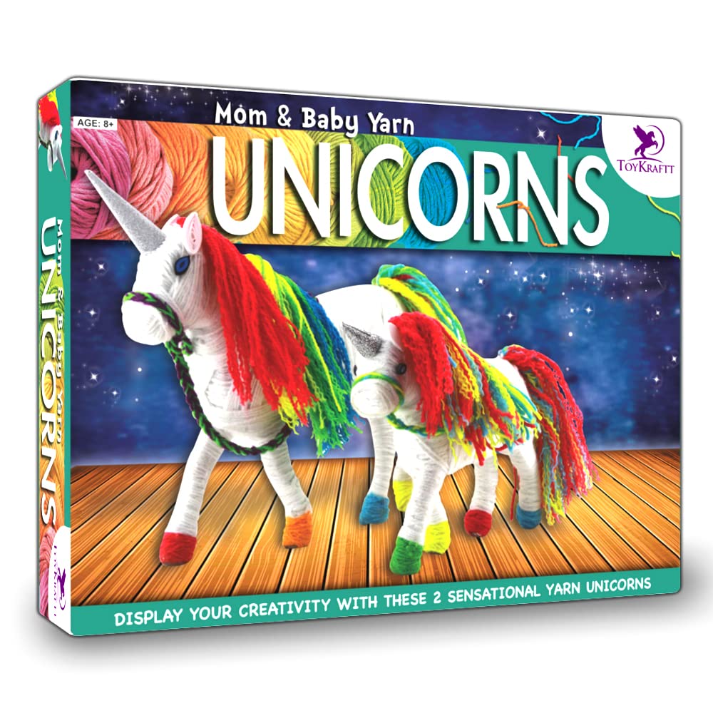 Mom & Baby Yarn Unicorns (Art and Craft Set)