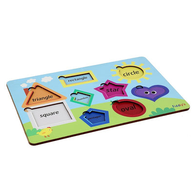 Wooden Learning Educational Puzzle (Shapes)