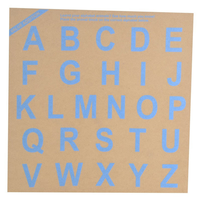 Animal Alphabet Tray