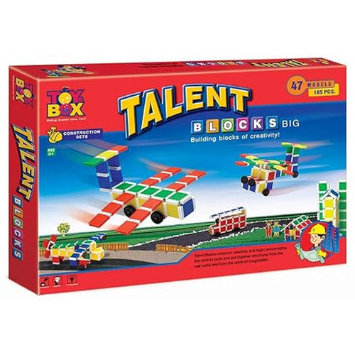 Toy box by Ratna Talent Building Blocks (Big) | 185 pieces