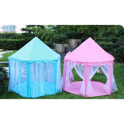 Baby Kids Dream Play Tent House for Children Play Indoor Outdoor Games (Blue)