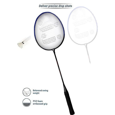 Aluminum Badminton Set 2 Rackets Light Weight with Full Cover