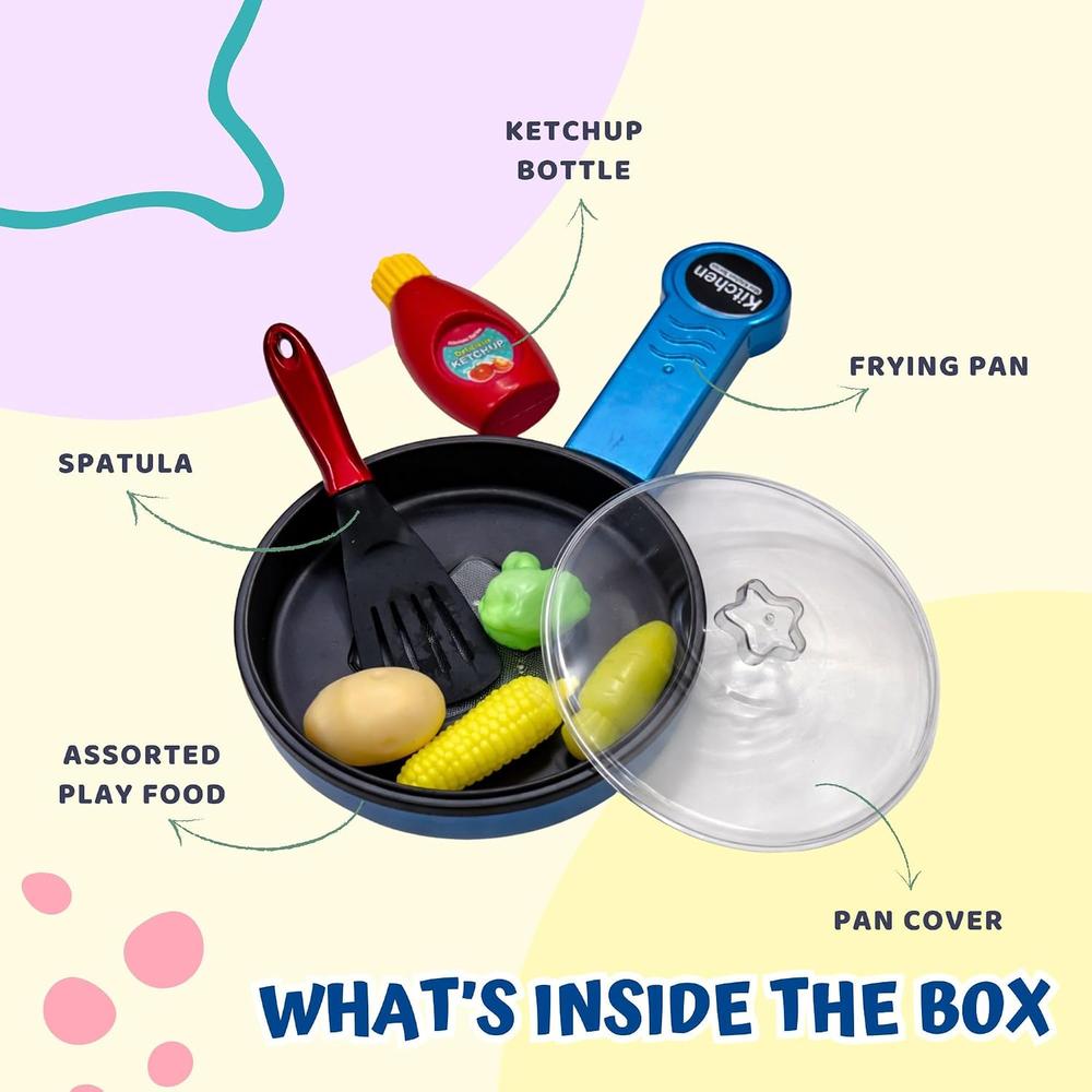 Annie My Little Chef Frying Pan Set - Colour Changing Pretend Play Set