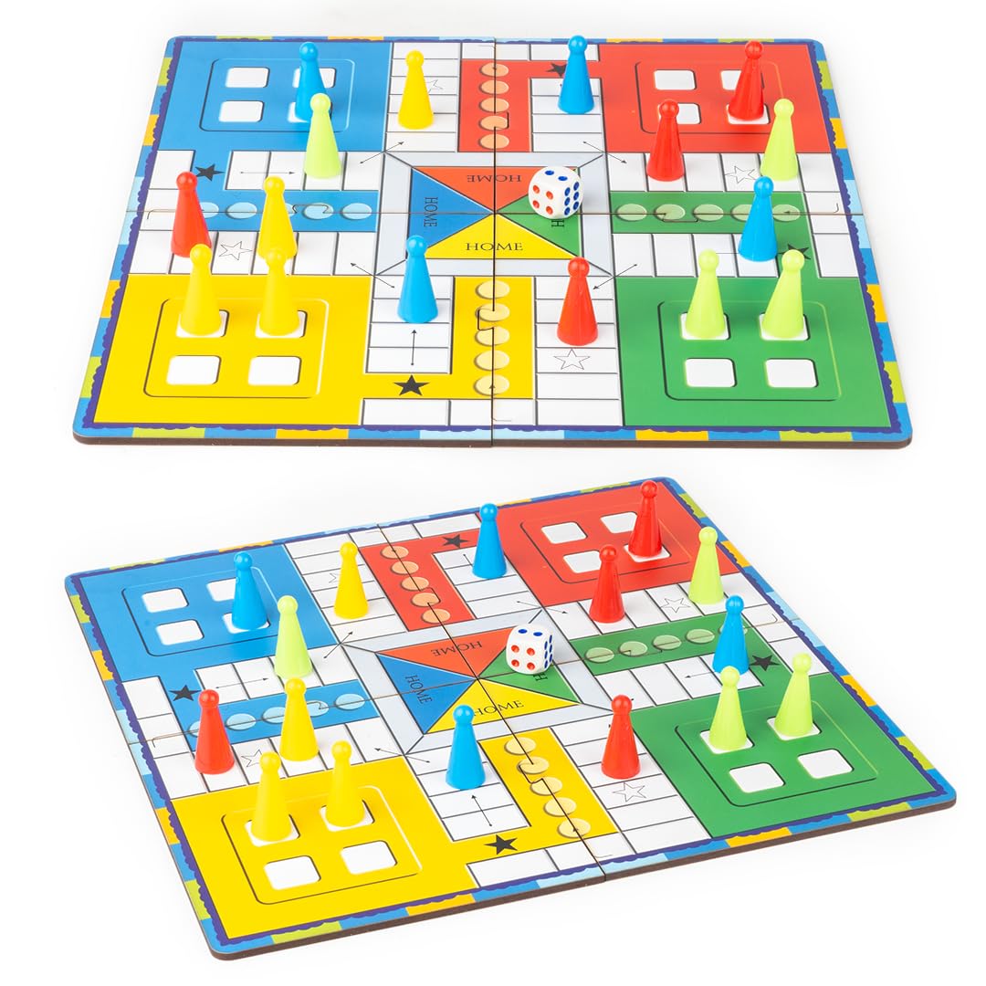Toy Box by Ratna Pocket Ludo Travel Board Game | Portable Family Game