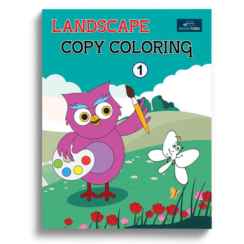 Landscape Copy Coloring Book Part 1