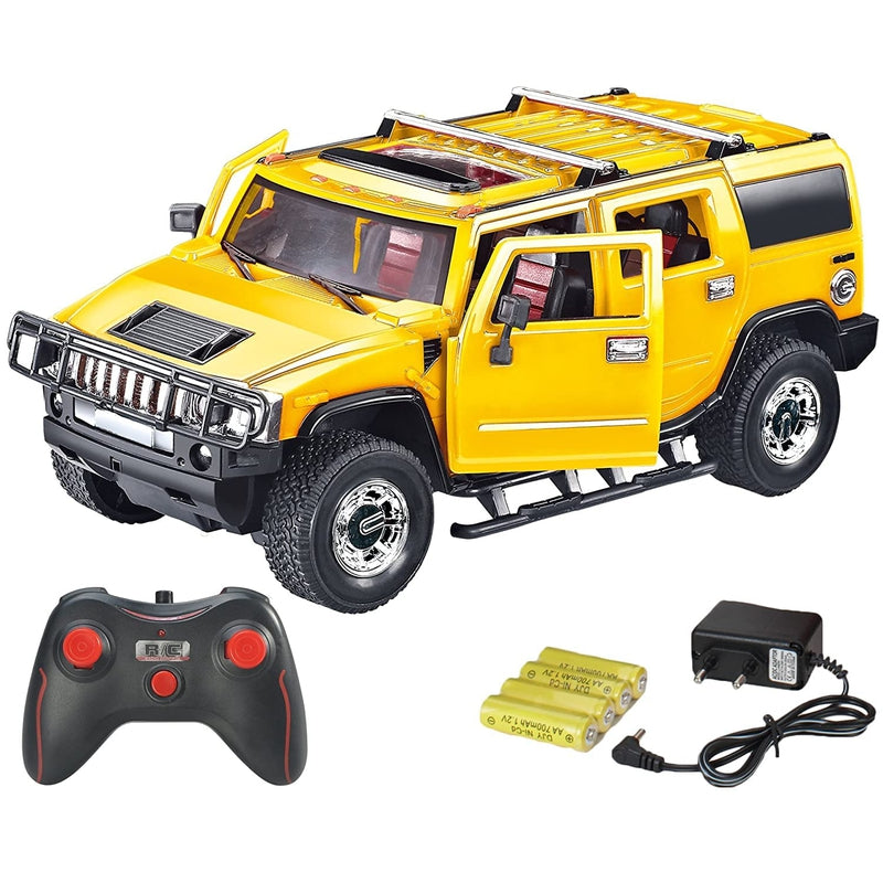 Super Remote Controlled Rechargeable Hummer Car with Opening Doors, for Sound & Light Toys (Scale 1:16)