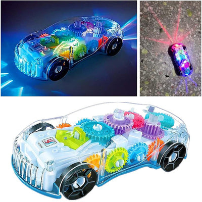 3D Baby Car Toy with 360 Degree Rotation with Music and Light