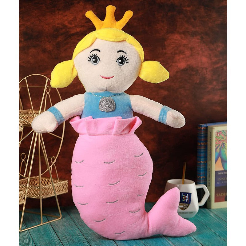 Plush Mermaid Princess Doll for Girls Stuffed Animals Soft Toy, 50 cm