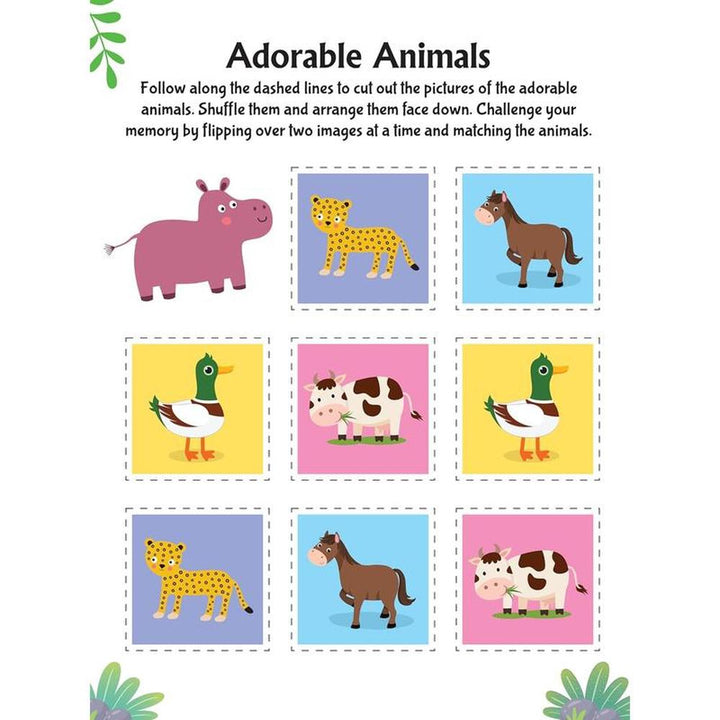 Dreamland Publications Dino Scissors Skills Activity Book with Child Safe Scissors, Games & Mask (4-7 Years)