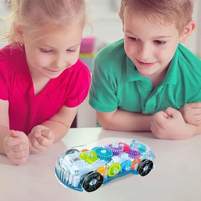 3D Baby Car Toy with 360 Degree Rotation with Music and Light