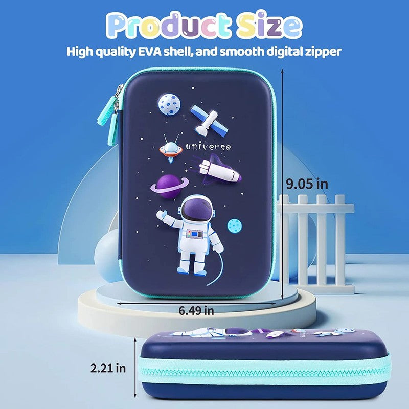 3D Astronaut Pencil Box Space Pencil Case for Kids