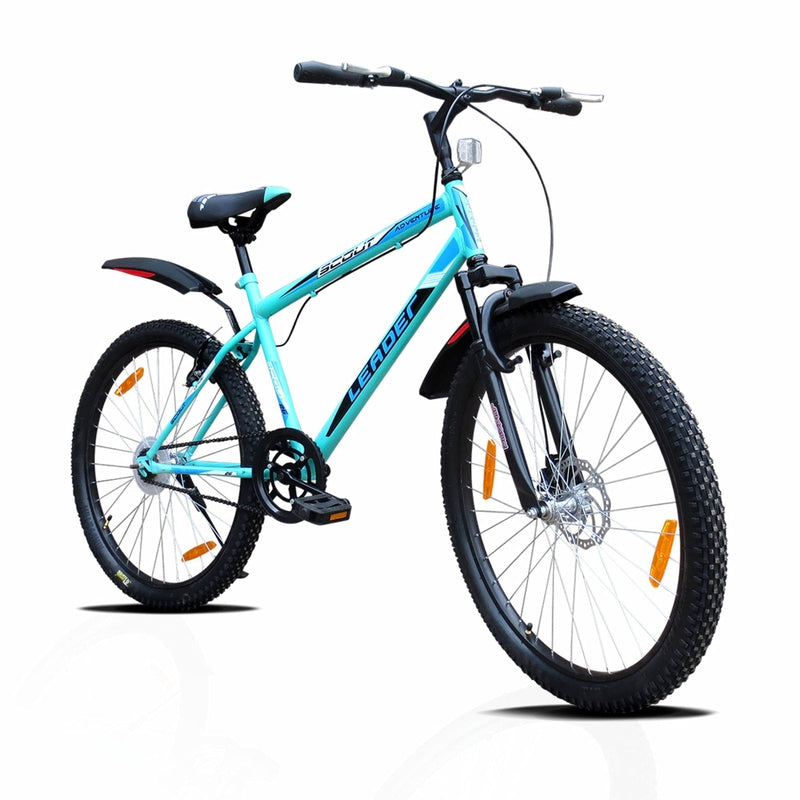 Scout 26T Mountain Cycle with Front Suspension Front Disc (Sea Green/Black) | 12+ Years (COD Not Available)