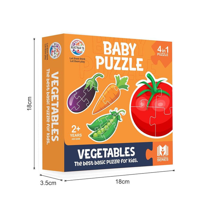 Ratna's Educational Baby Jigsaw Puzzle- Vegetables