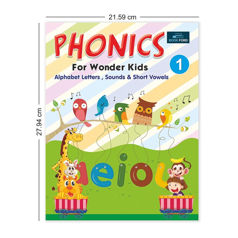 Phonics For Wonder Kids ( Set of 2 ) - Lay the Foundation for Reading and Language Skills