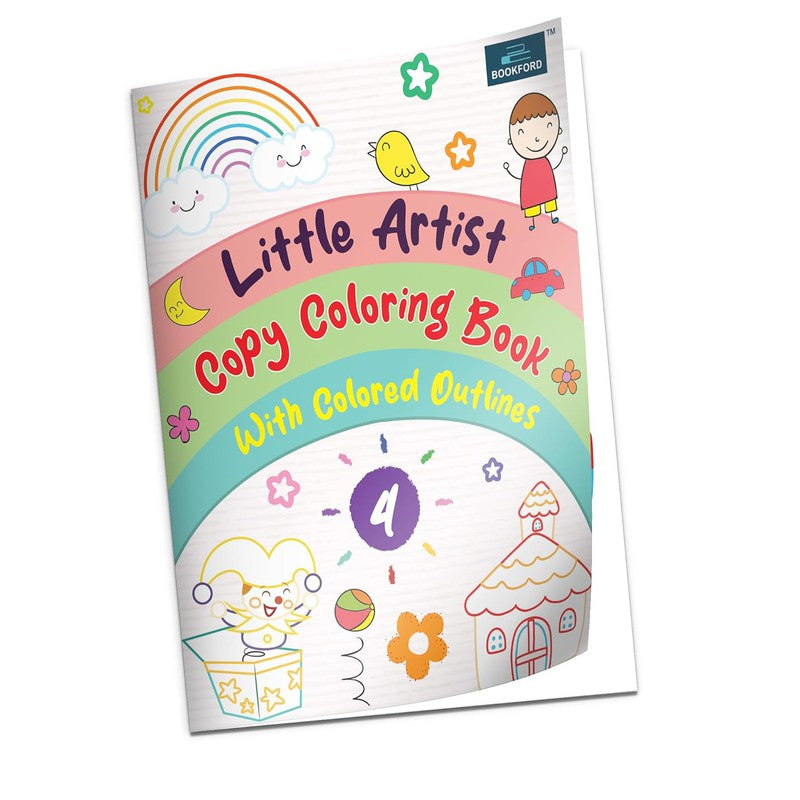 Little Artist Copy Coloring Book for kids (Set Of 2)