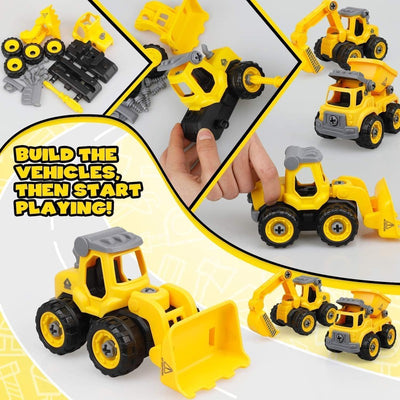 Construction Vehicles Set (Pack of 4)