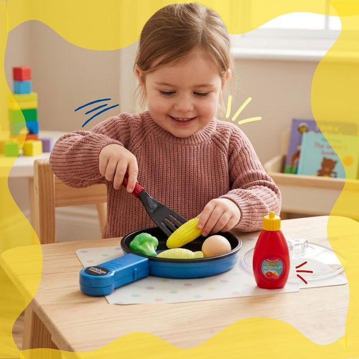 Annie My Little Chef Frying Pan Set - Colour Changing Pretend Play Set