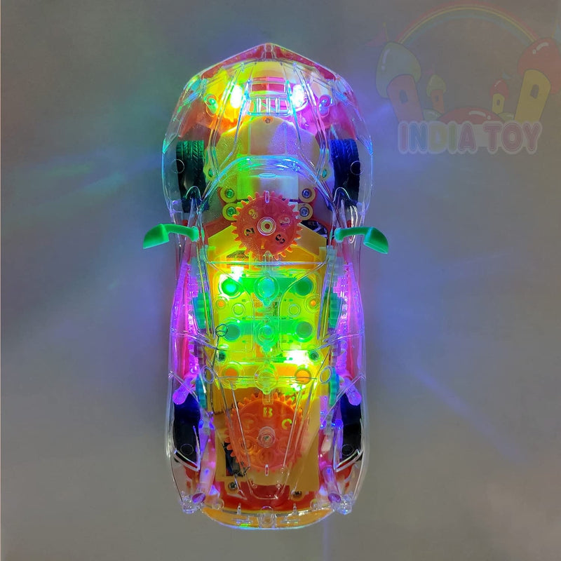 Remote Control Rechargeable Car with Sound & Light Gear Simulation Mechanical Car