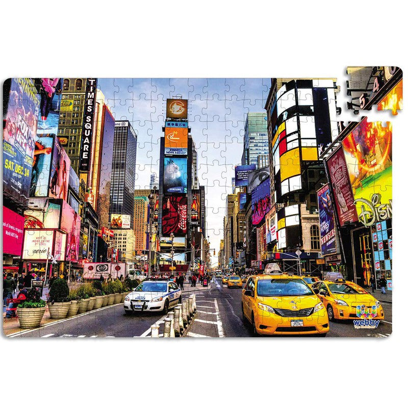 Times Square, New York Cardboard Jigsaw Puzzle, 252 pieces