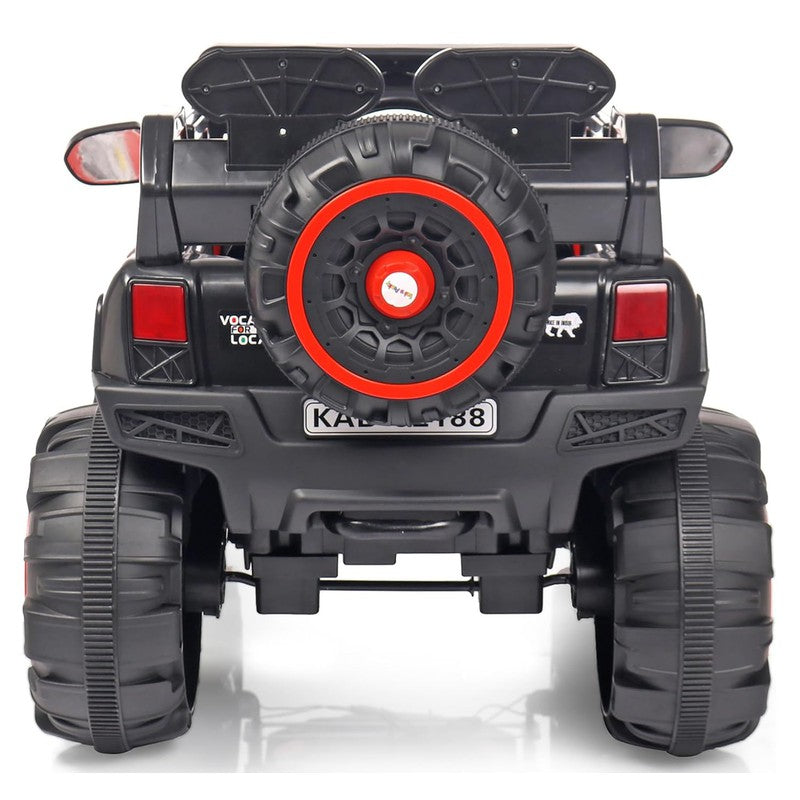 4x4 Battery Operated Electric Ride On Jeep | Motor for Steering | Remote Control | Sky Blue | COD Not Available