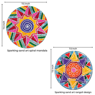 Sand Art Kit Rangoli Mandala