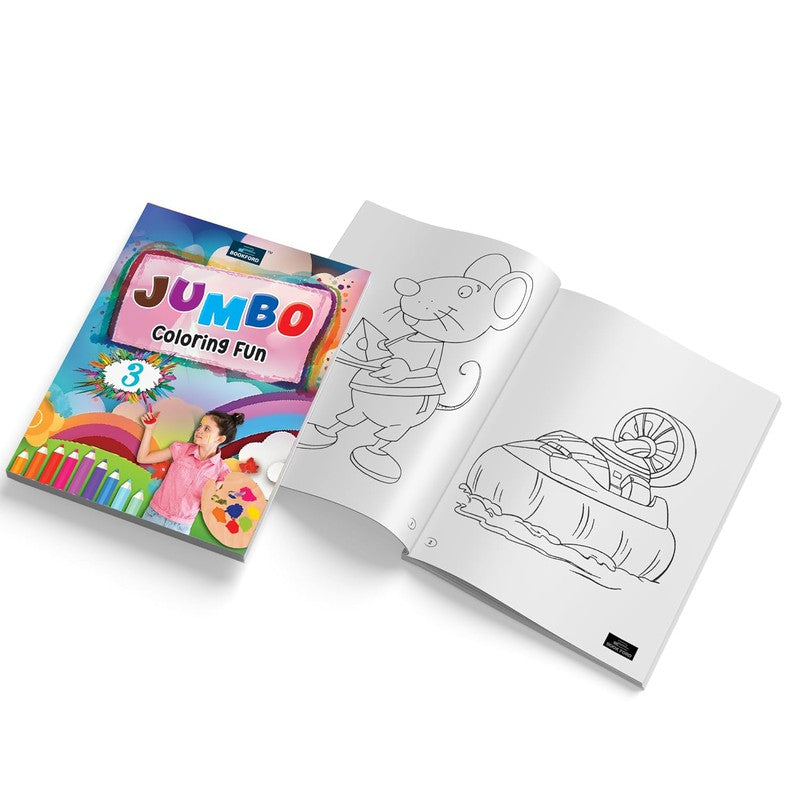 Jumbo Coloring Fun Book - Part 3 Coloring Book For Kids – Snooplay