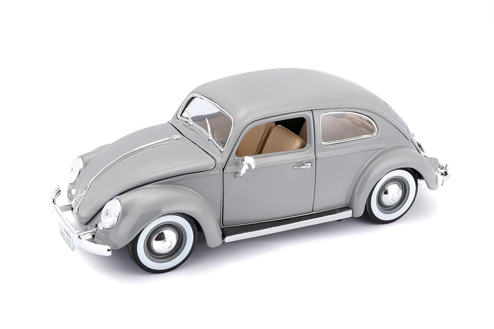 Bburago Original 1955 Volkswagen Kafer Beetle Licensed Diecast Car | 1:18 Scale (14 Years till Grown Ups) | Assorted Colors