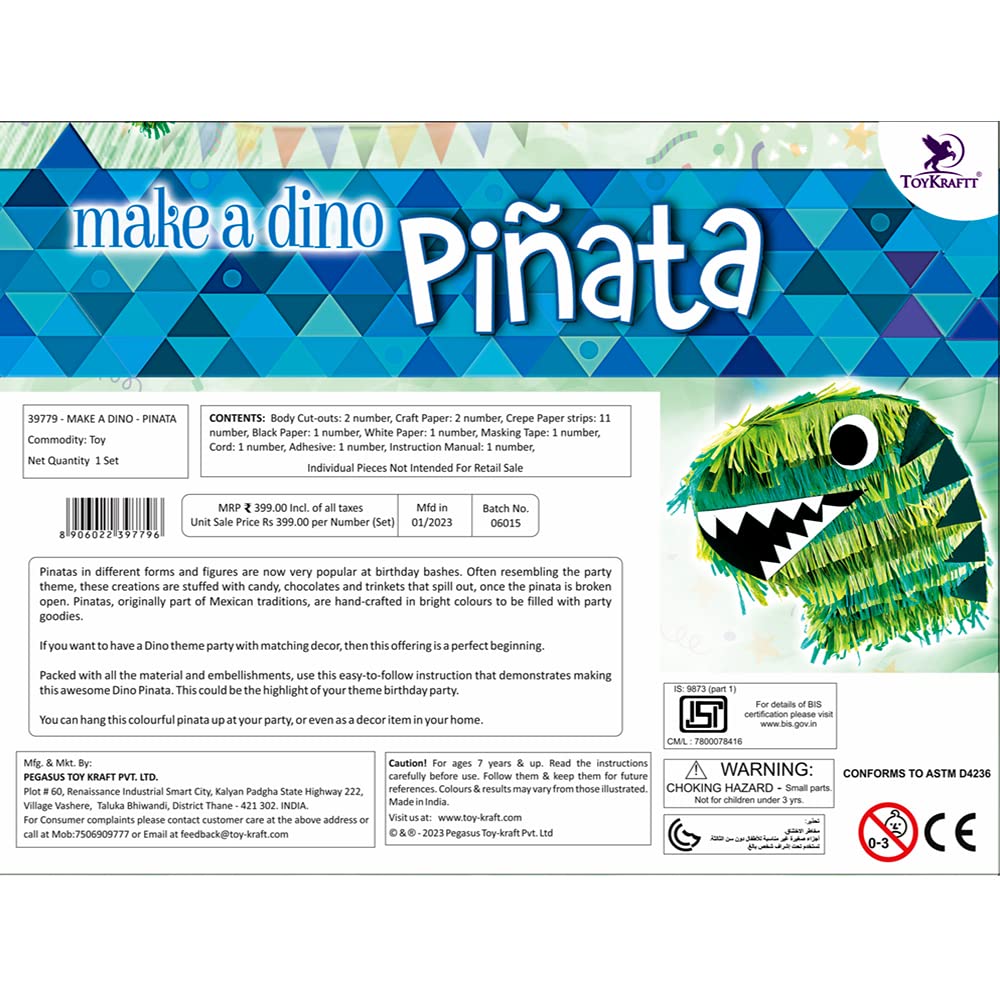 Make A Dino Pinata (Craft Set)