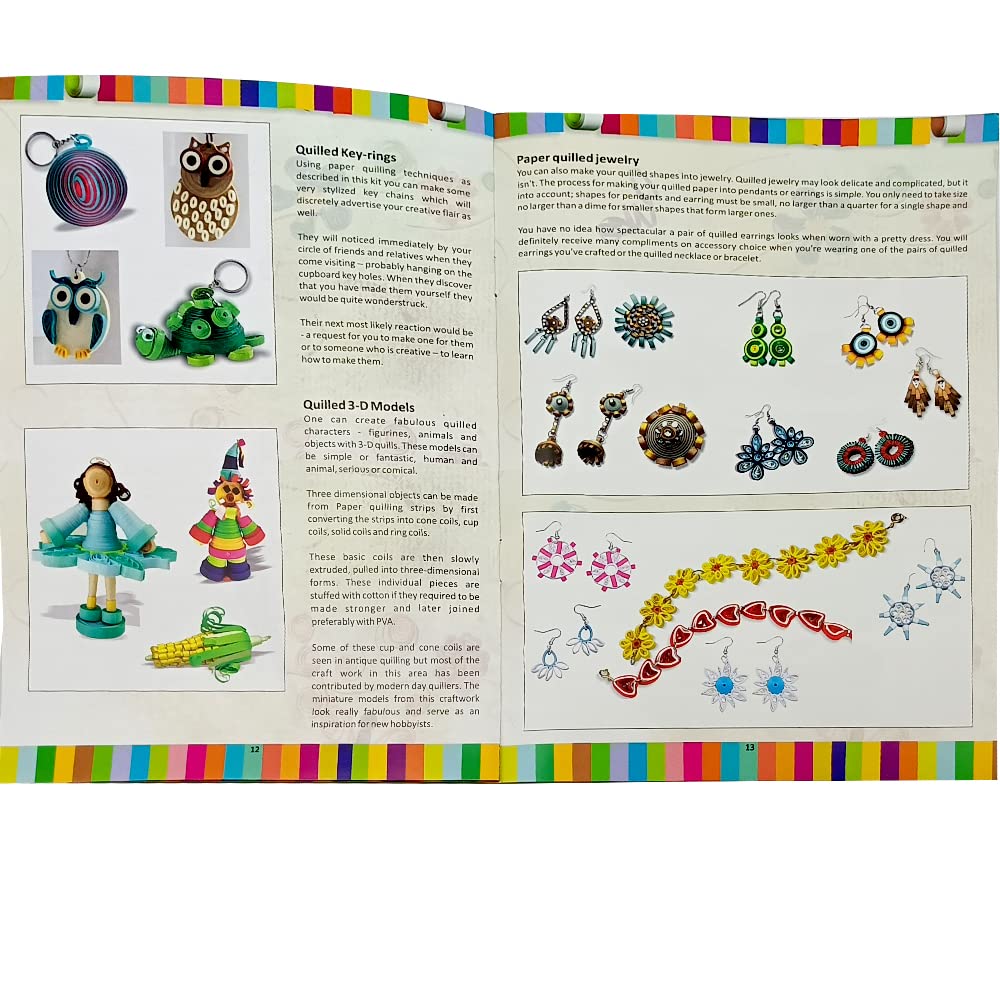 Paper Quilling Jewellery Making Kit