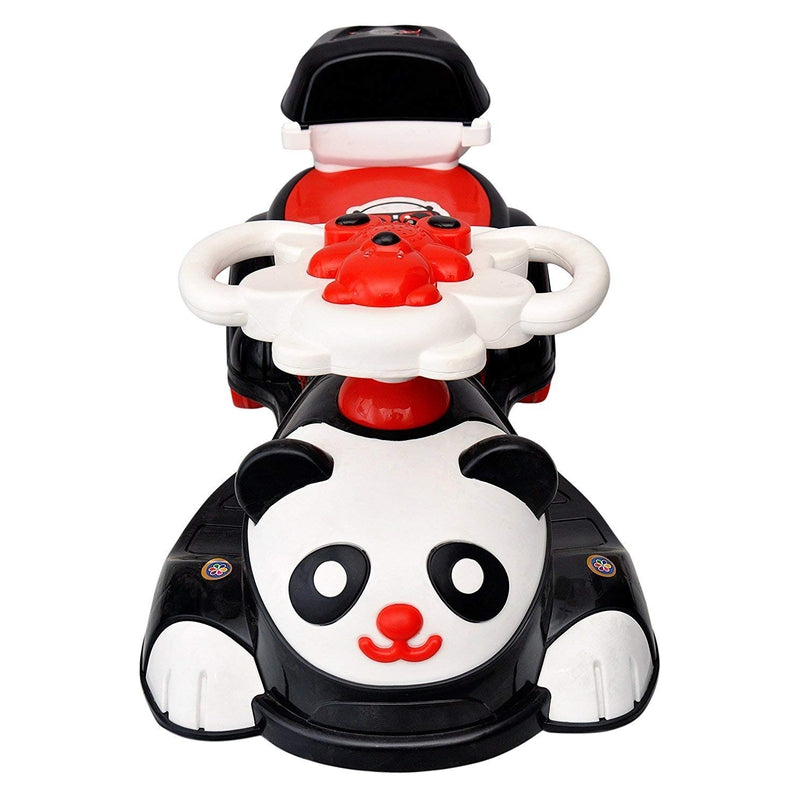 Manual Push Big Panda Ride-On Twist Magic Car | Music & Lights (1-3 Years)