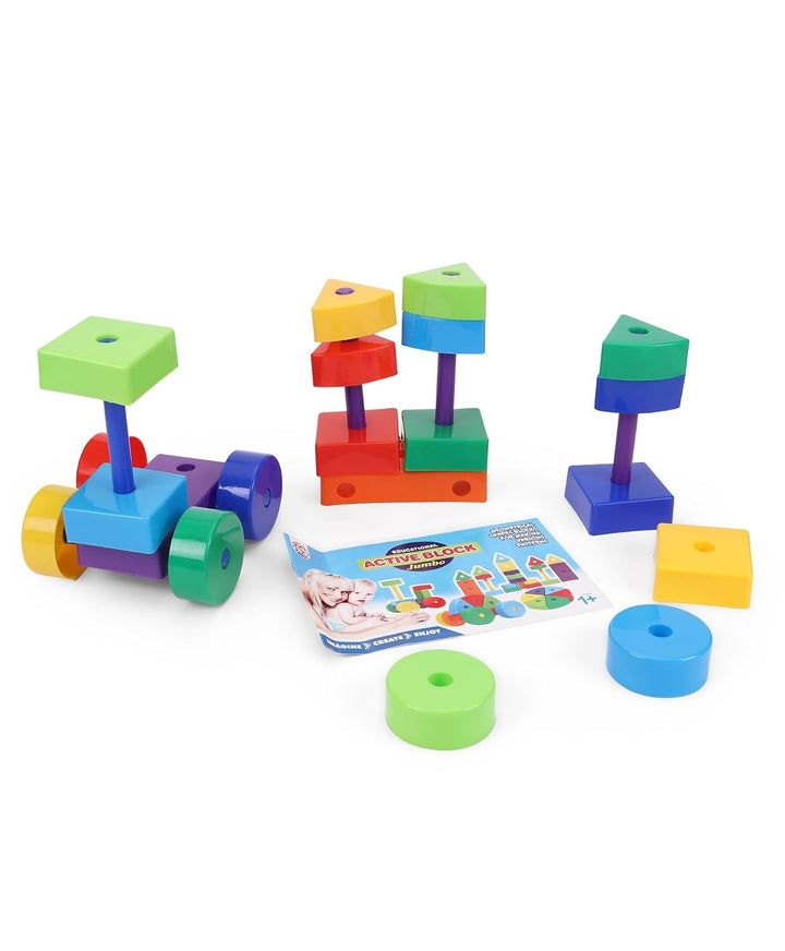 Ratna's Educational Active Blocks - Jumbo | Building Block Toys for Kids