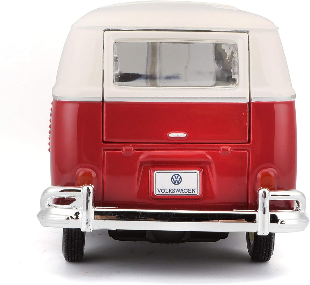 Maisto Original Volkswagen Van "Samba" Licensed Diecast Van | 1:25 Scale Model (14 Years till Grown Ups)