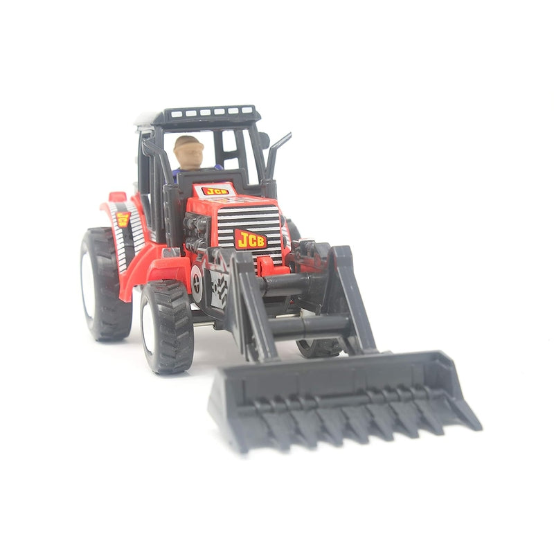 Farm Plough Tractor Maintenance Free Pullback Spring Action Race Toy