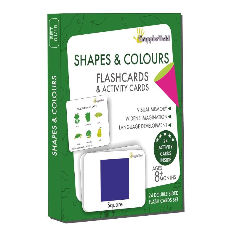 Shapes & Colours Flashcards with Activities