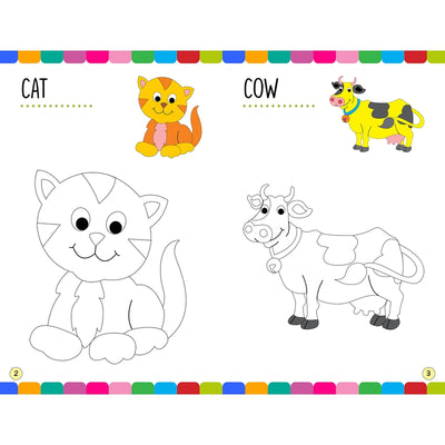 Little Colouring Books for Kids (Set of 10 Books)