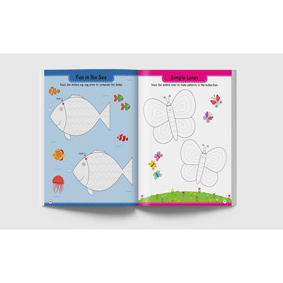 101 Pencil Control Activity Book For Kids: Tracing Practise Book