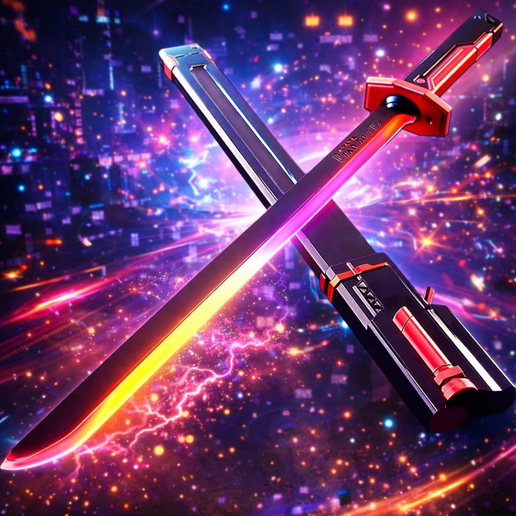 Lightsaber Dazzling Sparking Sword | Lighting Action Toy with Glow & Mist & Sound