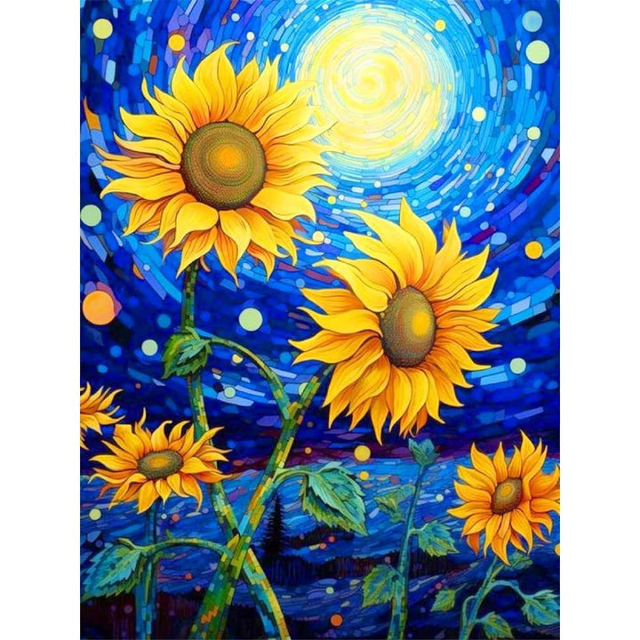 FunBlast 5D Sunflower Diamond Painting Kit | DIY Art & Craft Set  for Kids & Adults