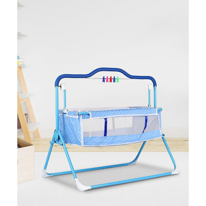 Sweetie Pie Baby Crib Bassinet Cot Swing Cradle (0-6 Months) | Capacity-12 Kg