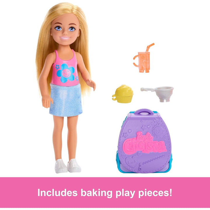 Mattel Original Barbie Family & Friends - Chelsea Doll with Cupcake Baking Set (3-9 Years)