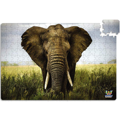 The Wild Elephant Wooden Jigsaw Puzzle, 252 Pieces