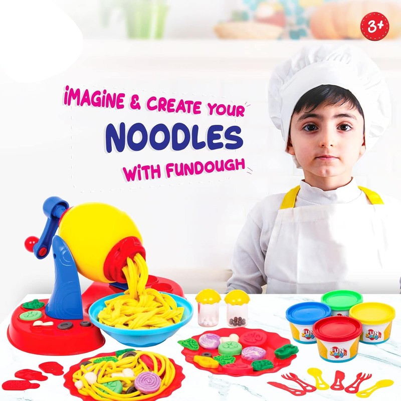 Original Funskool Fundoh Noodle Party Dough Playset