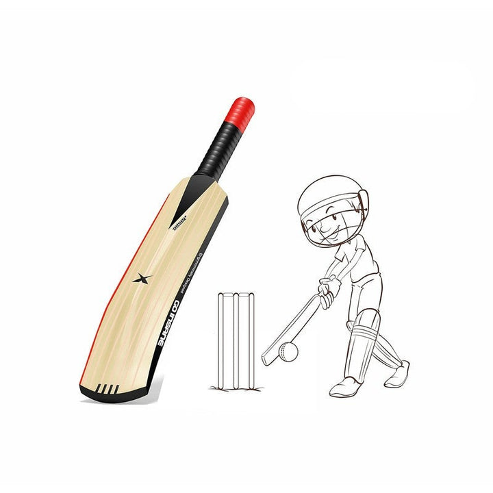 Jaspo Hybrid Composite Hard Plastic Cricket Bat Size 5 | (PU Filled Inside) | 6-11 Years