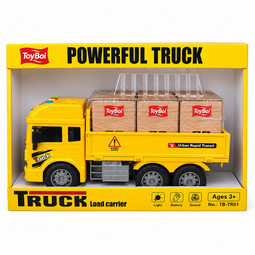 ToyBoi Truck Load Carrier with Sound, Music & Colorful Lights | Powerful Truck
