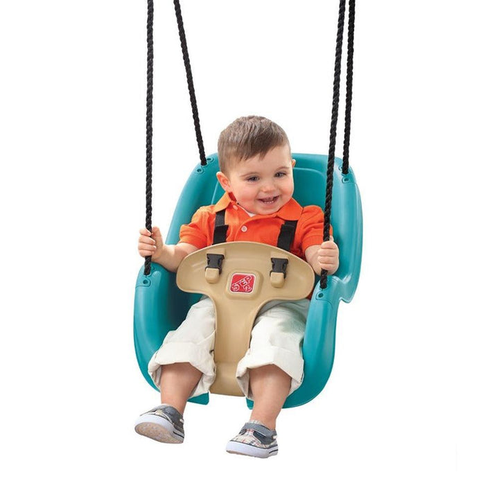 STEP2 Outdoor Bucket Swing - Infant to Toddler Secure & Comfortable Seat (1-3 Years)