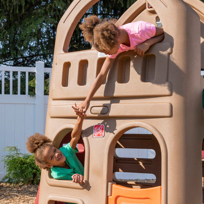 Naturally Playful Playhouse Climber & Swing Extension (COD Not Available)