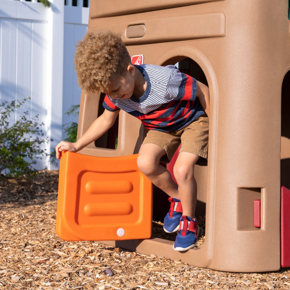 Naturally Playful Playhouse Climber & Swing Extension (COD Not Available)