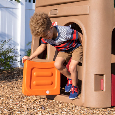 Naturally Playful Playhouse Climber & Swing Extension (COD Not Available)