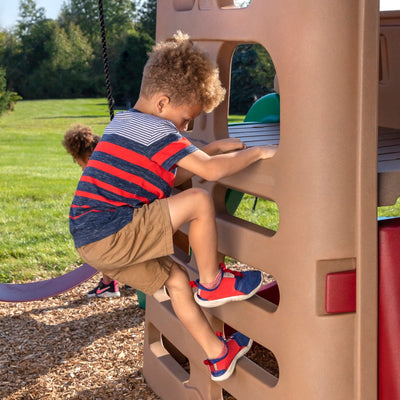 Naturally Playful Playhouse Climber & Swing Extension (COD Not Available)